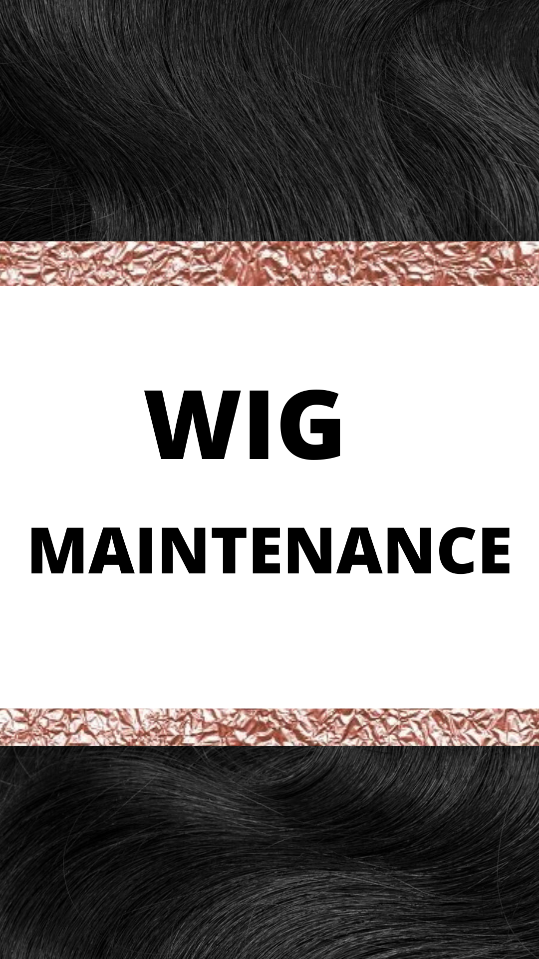 Send In Your Wig MAINTENANCE